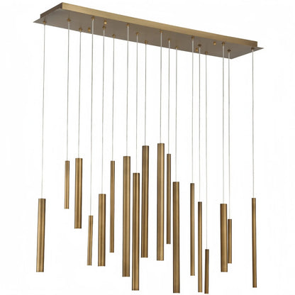 Santana Modern Linear Multi Light Pendant for Kitchen Island - Zelno Lighting