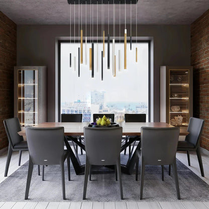 Santana Modern Linear Multi Light Pendant for Kitchen Island - Zelno Lighting