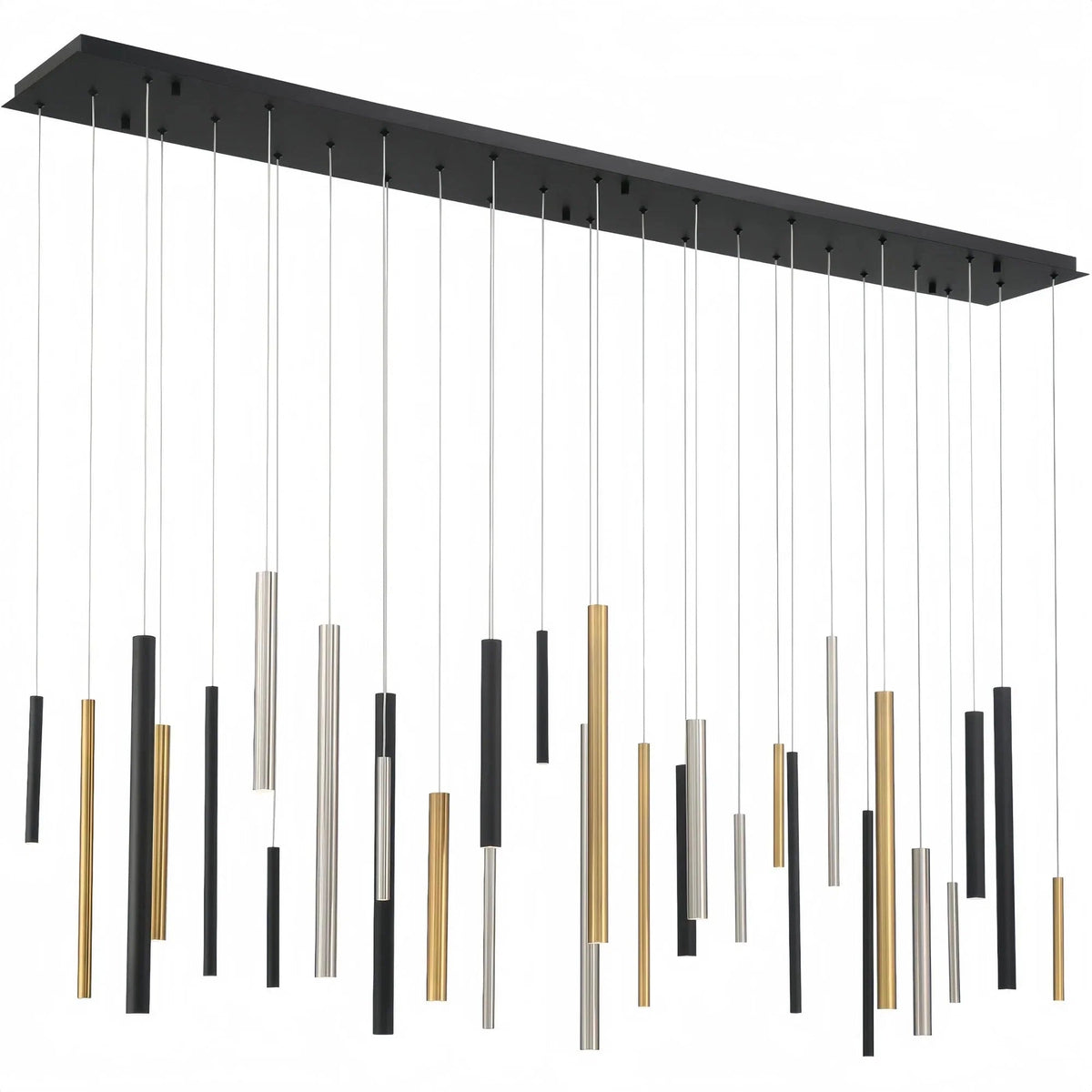Santana Modern Linear Multi Light Pendant for Kitchen Island - Zelno Lighting