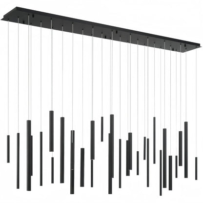 Santana Modern Linear Multi Light Pendant for Kitchen Island - Zelno Lighting