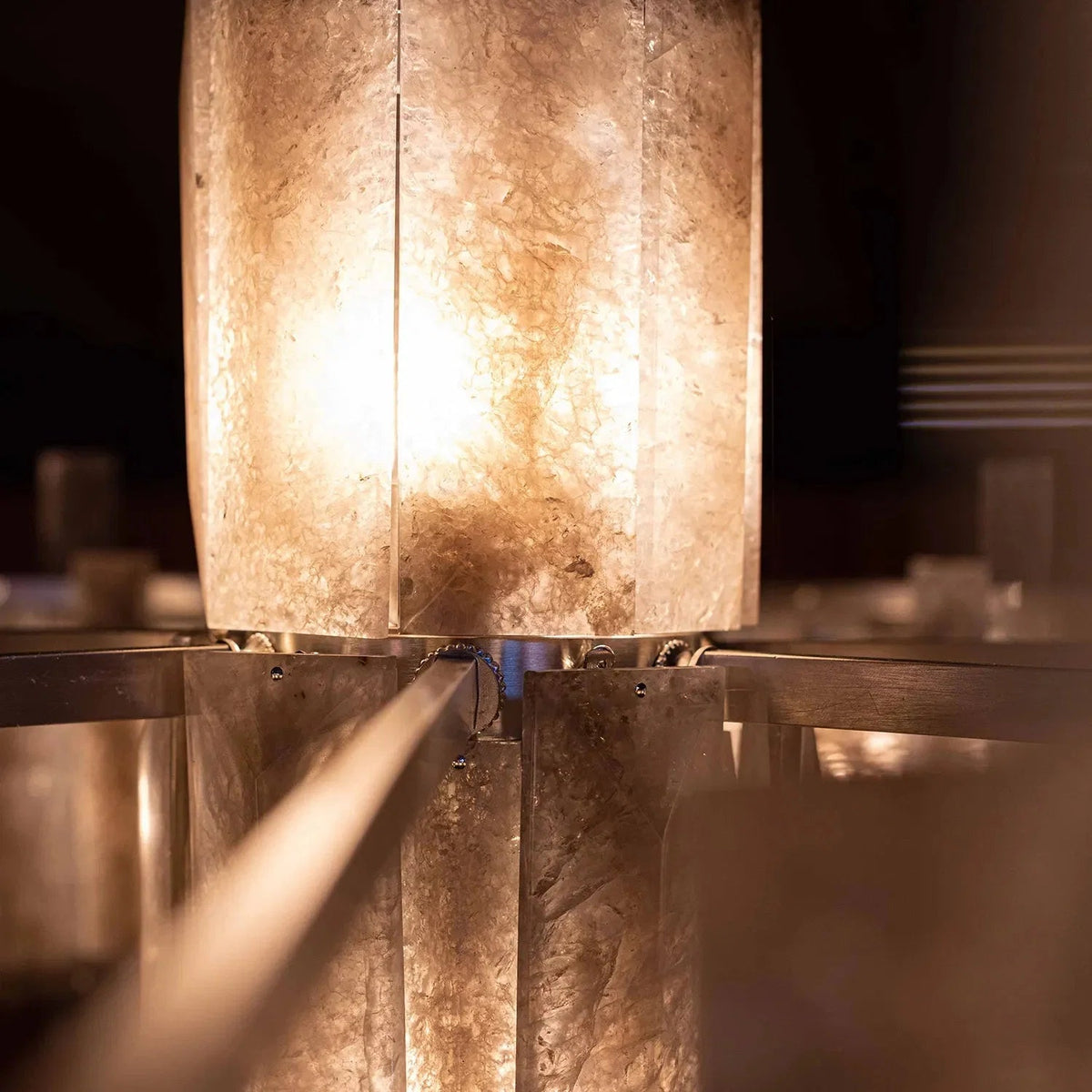 Saturn chandelier - Zelno Lighting