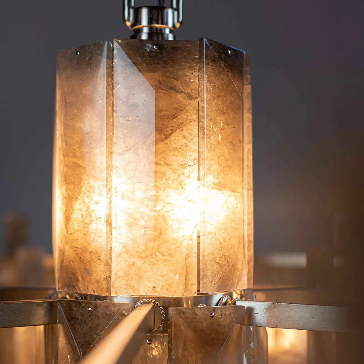 Saturn chandelier - Zelno Lighting
