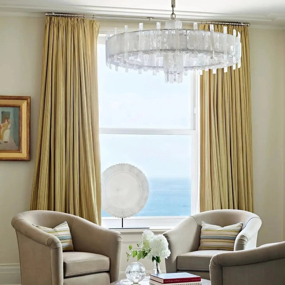 Saturn chandelier - Zelno Lighting