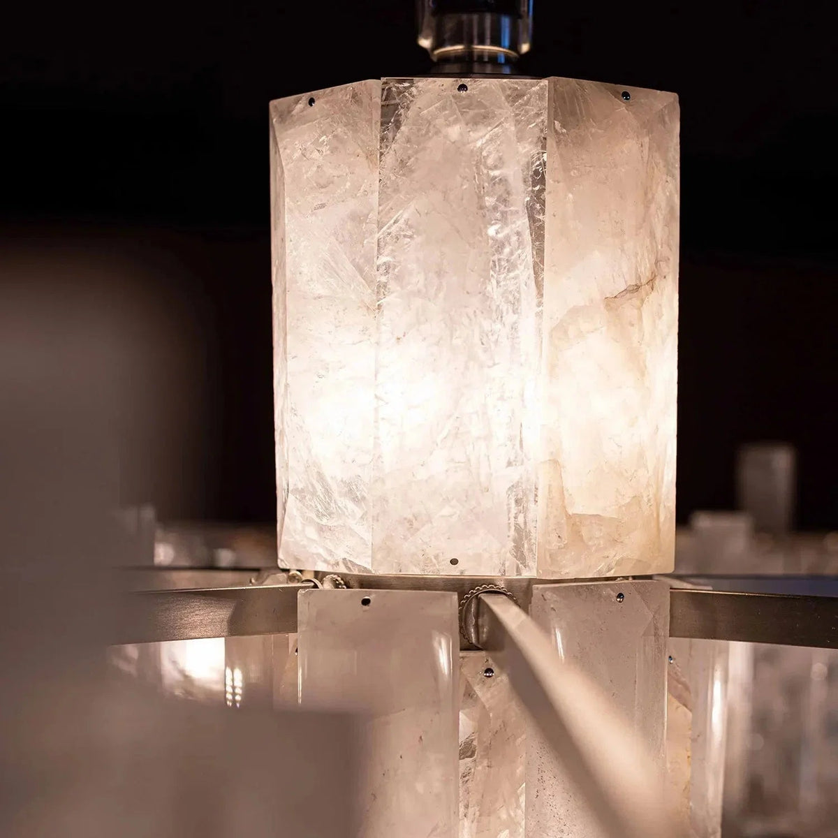 Saturn chandelier - Zelno Lighting