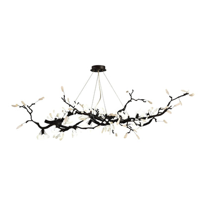 Selenite Crystal Blossom Branching Tree Chandelier - Zelno Lighting