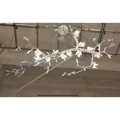 Selenite Crystal Blossom Branching Tree Chandelier - Zelno Lighting