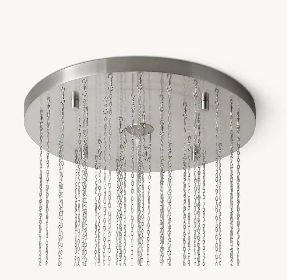Serenella Round Chandelier for Foyer/Entry - Zelno Lighting
