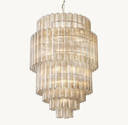 Serenella Round Chandelier for Foyer/Entry - Zelno Lighting