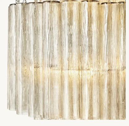 Serenella Round Chandelier for Foyer/Entry - Zelno Lighting