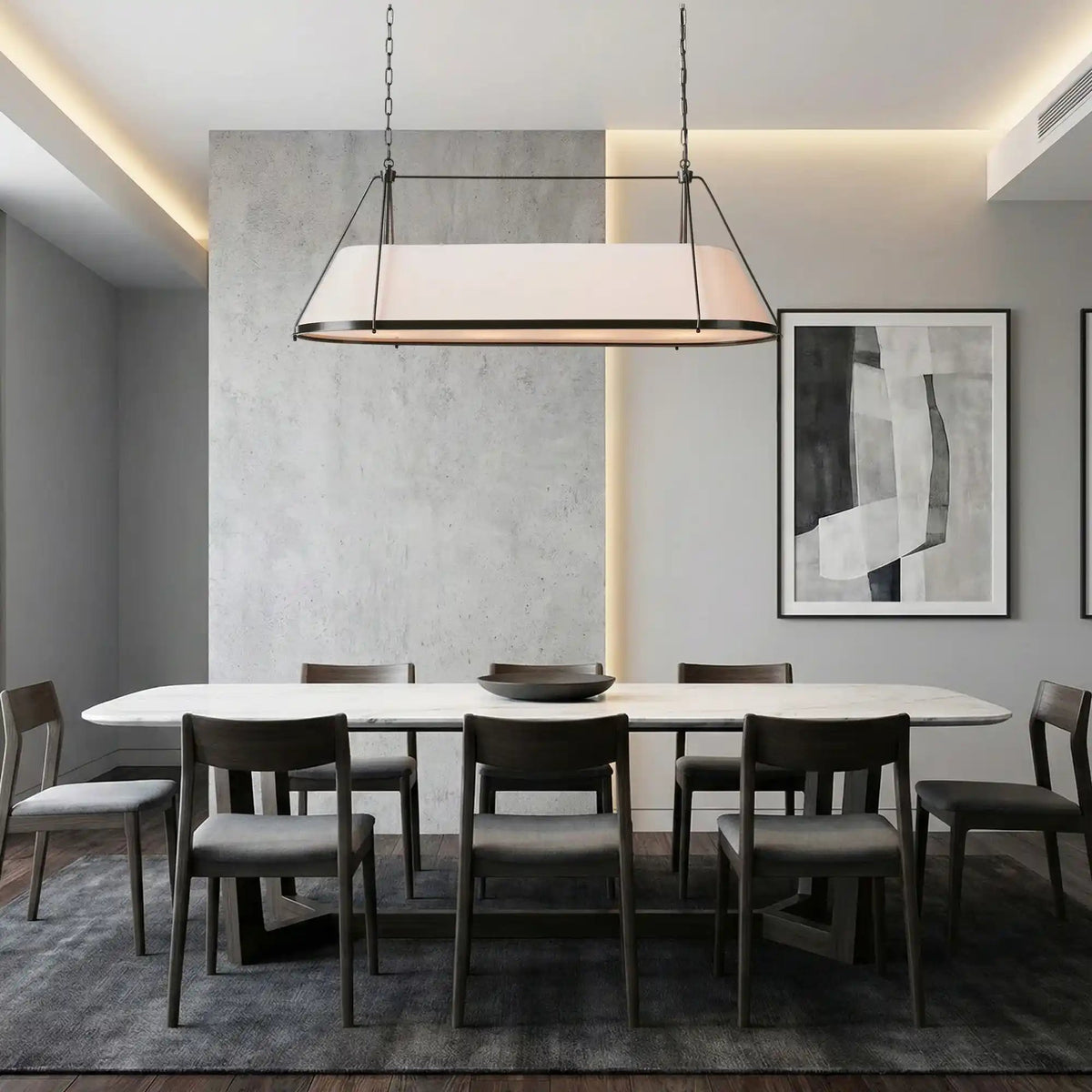 Shelton Linear Chandelier - Zelno Lighting