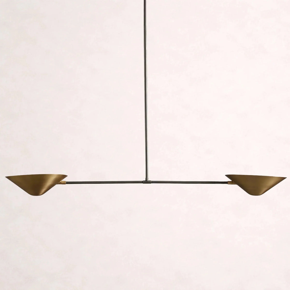 Simms 2-Light Linear Chandelier - Zelno Lighting