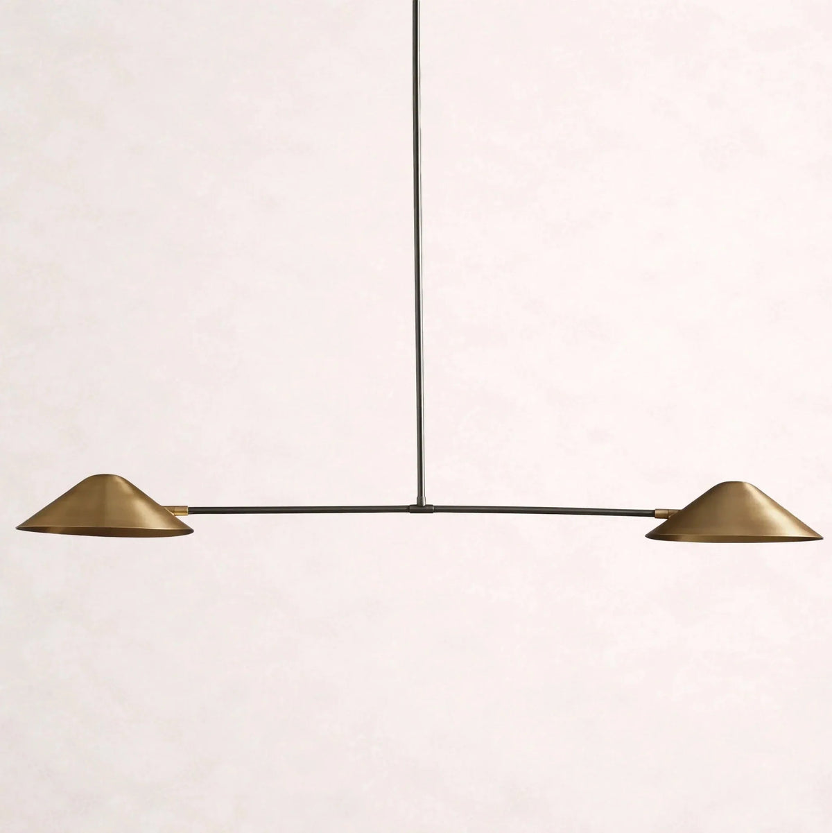 Simms 2-Light Linear Chandelier - Zelno Lighting