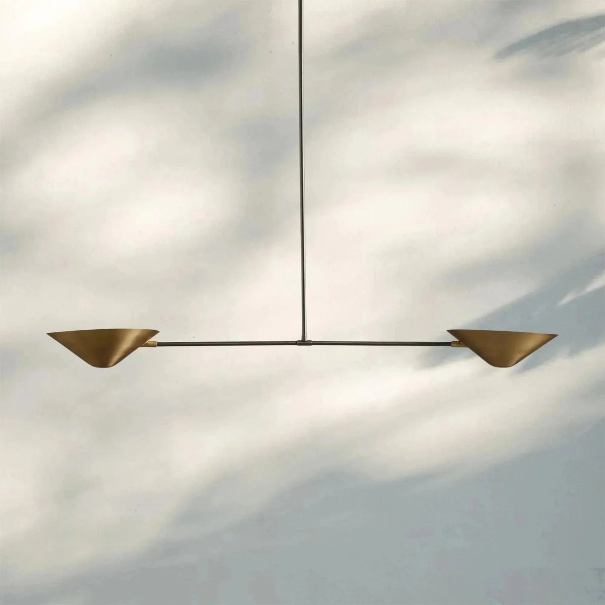 Simms 2-Light Linear Chandelier - Zelno Lighting