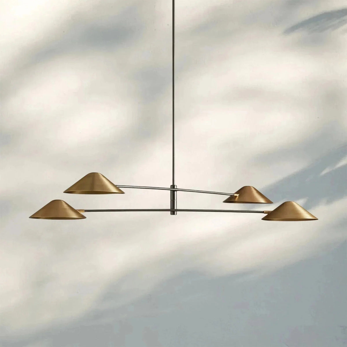 Simms 4-Light Linear Chandelier - Zelno Lighting
