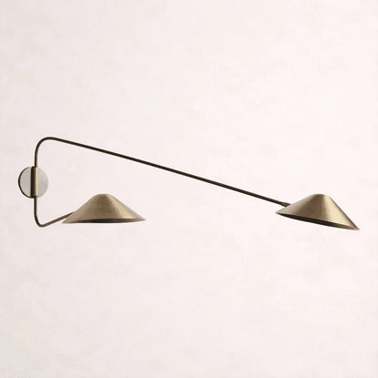 Simms Long Arm 2-Light Wall Sconce - Zelno Lighting