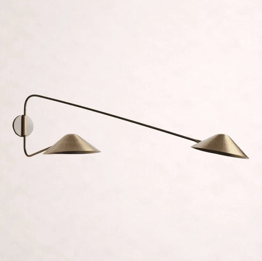 Simms Long Arm 2-Light Wall Sconce - Zelno Lighting