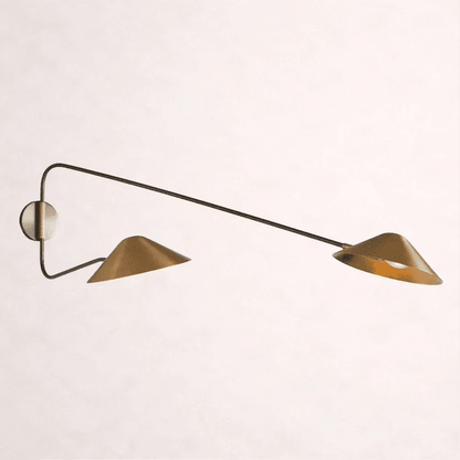 Simms Long Arm 2-Light Wall Sconce - Zelno Lighting