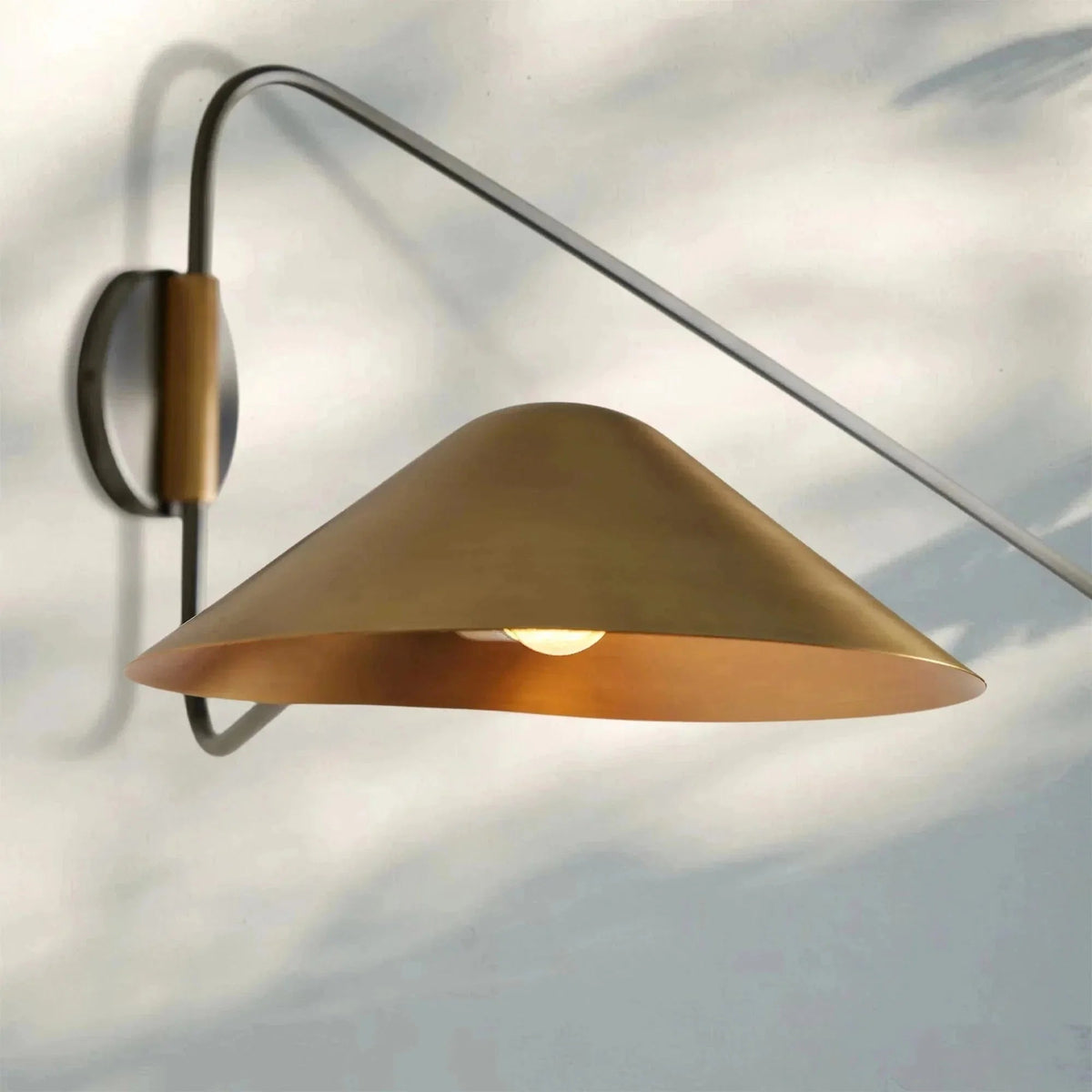 Simms Long Arm Double Wall Sconce - Zelno Lighting