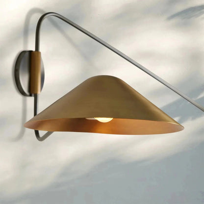 Simms Long Arm Double Wall Sconce - Zelno Lighting