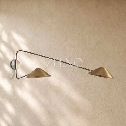 Simmsi Long Arm Double Sconce - Zelno