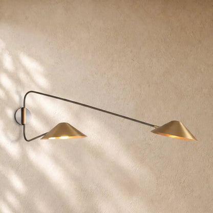 Simmsi Long Arm Double Sconce - Zelno