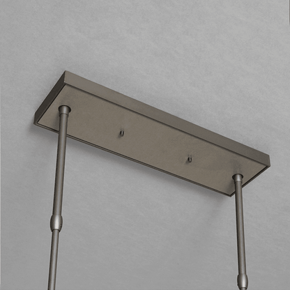 Simple Artistic Metal Dining Table Chandelier - Zelno Lighting