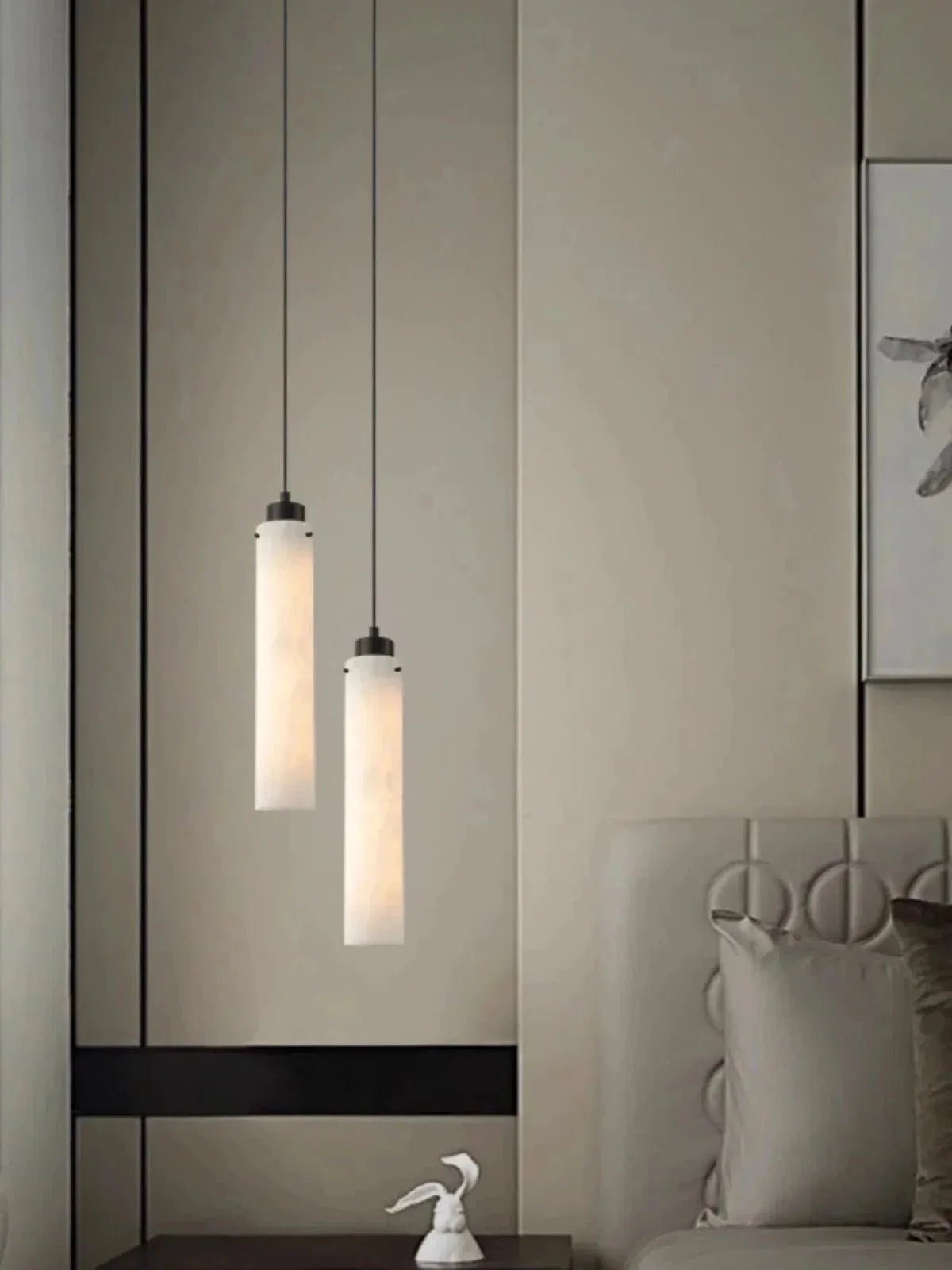 Simple marble pendant lamp - Zelno Lighting