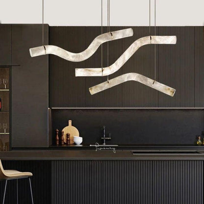 Simplicity Alabaster Pendant Lights - Zelno Lighting