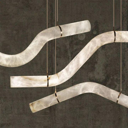 Simplicity Alabaster Pendant Lights - Zelno Lighting