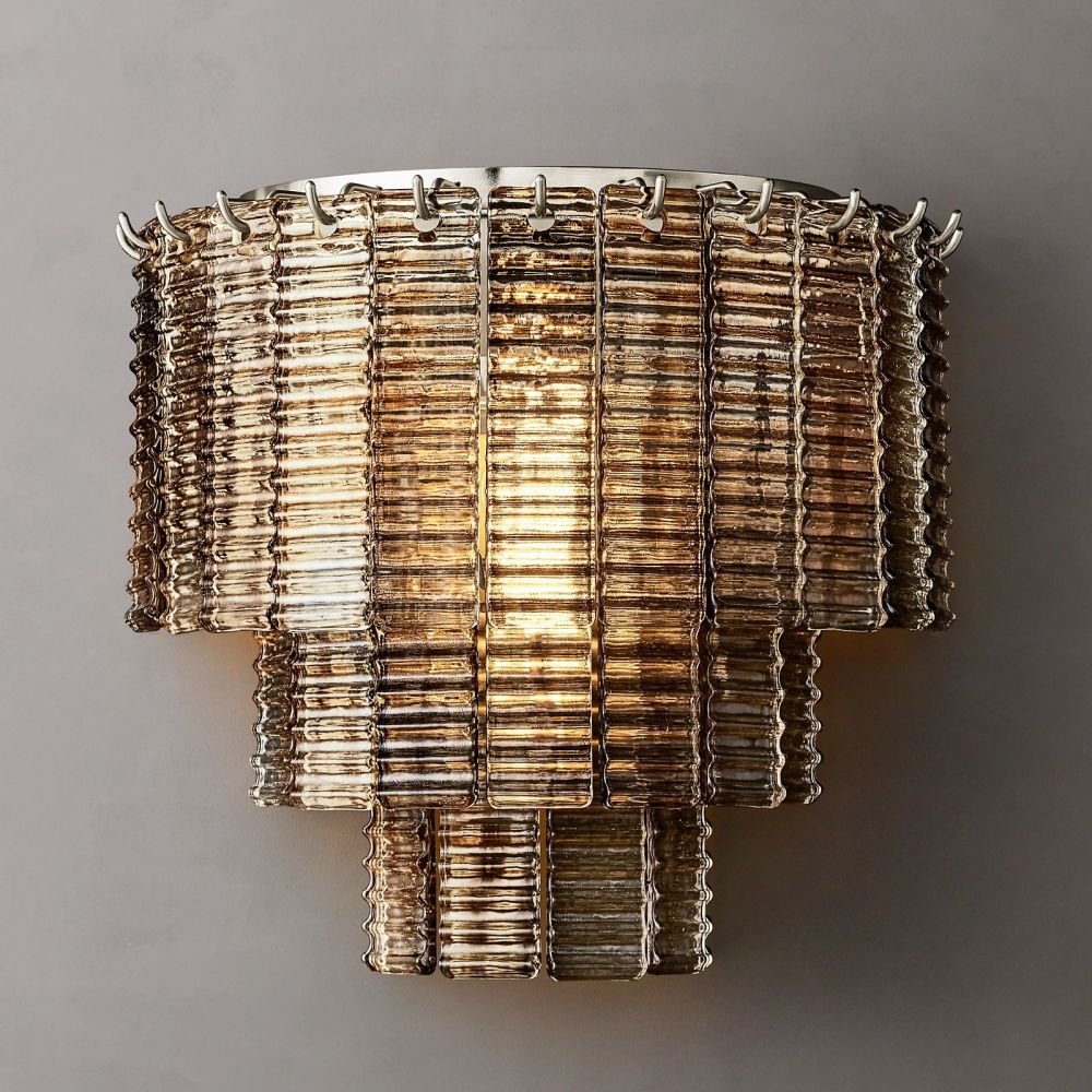 Siren Glass Wall Sconce 15" - Zelno
