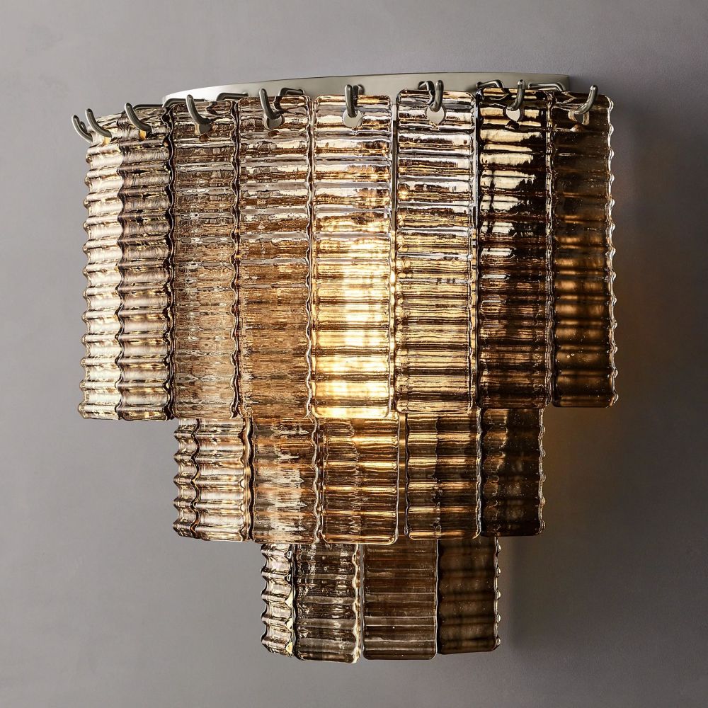 Siren Glass Wall Sconce 15" - Zelno