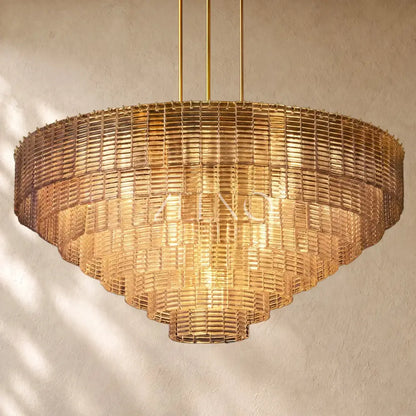 Sirena Glass Round Chandelier - Zelno