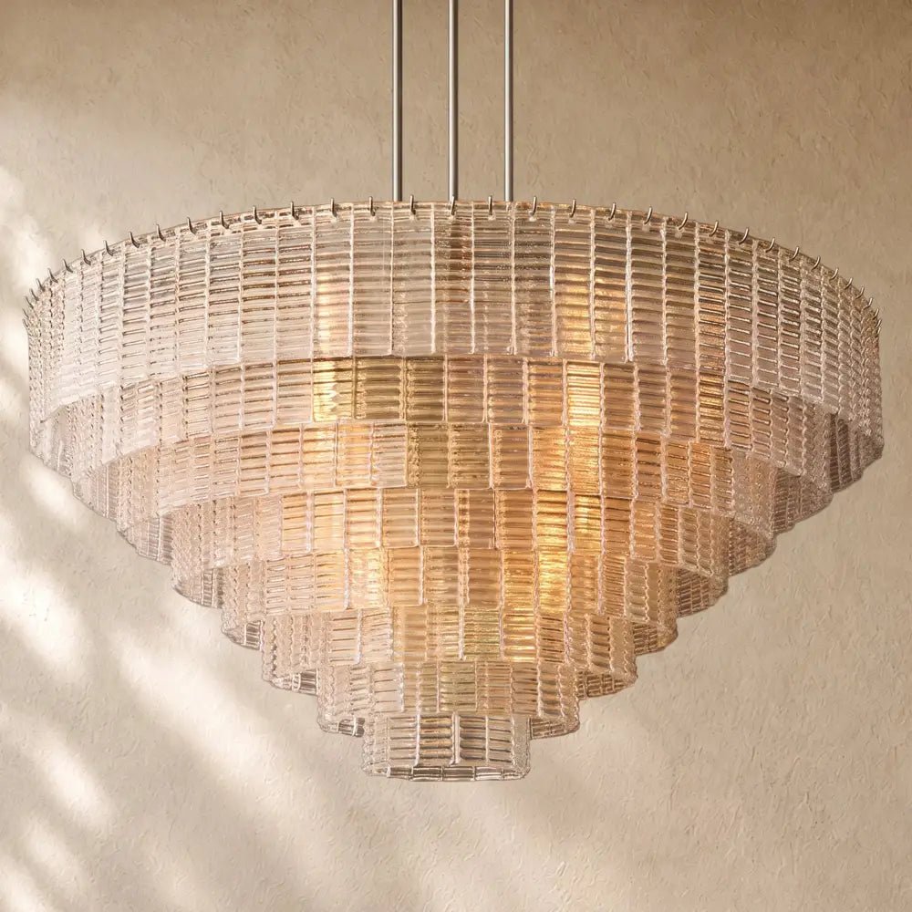 Sirena Glass Round Chandelier - Zelno