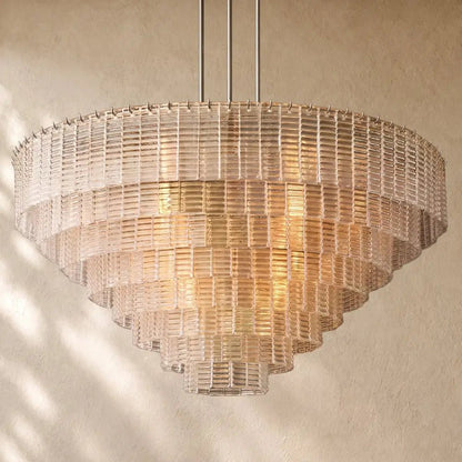 Sirena Glass Round Chandelier - Zelno