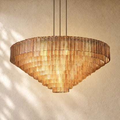 Sirena Glass Round Chandelier - Zelno