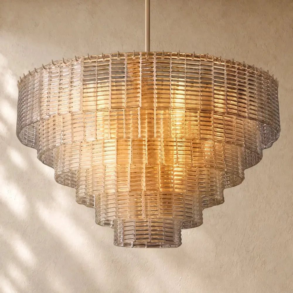 Sirena Glass Round Chandelier - Zelno