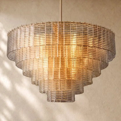 Sirena Glass Round Chandelier - Zelno