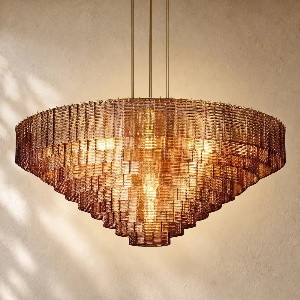 Sirena Glass Round Chandelier - Zelno