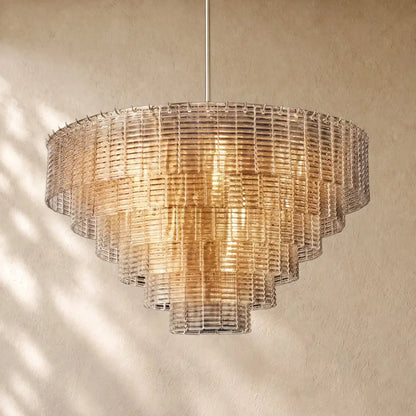 Sirena Glass Round Chandelier - Zelno