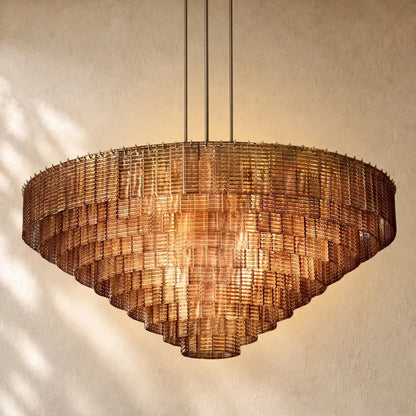 Sirena Glass Round Chandelier - Zelno