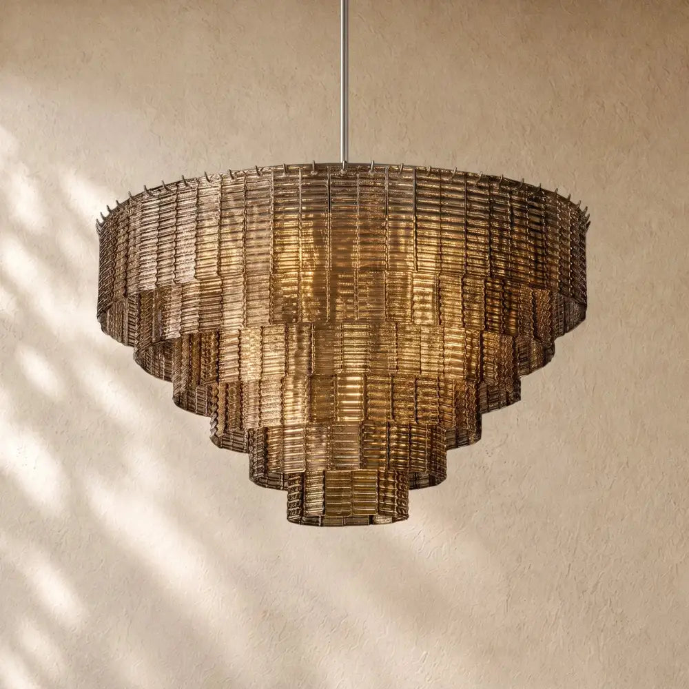 Sirena Glass Round Chandelier - Zelno