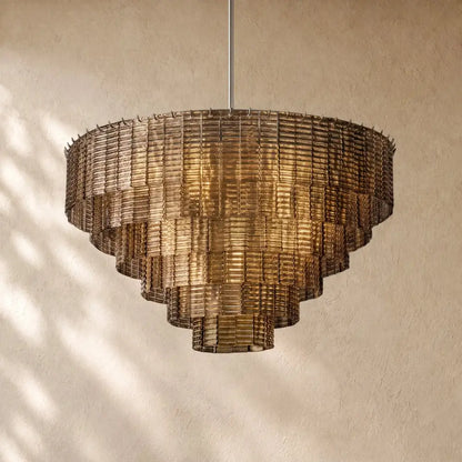 Sirena Glass Round Chandelier - Zelno