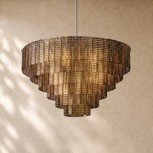 Sirena Glass Round Chandelier - Zelno