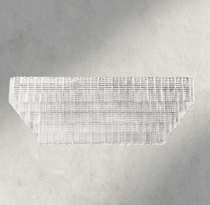 Sirene Clear Glass Rectangular Chandelier 59" - Zelno Lighting