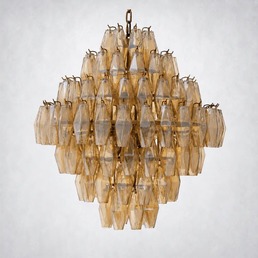 Skylark Glass Large Pndant Chandelier - Zelno
