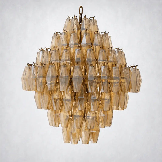 Skylark Glass Large Pndant Chandelier - Zelno