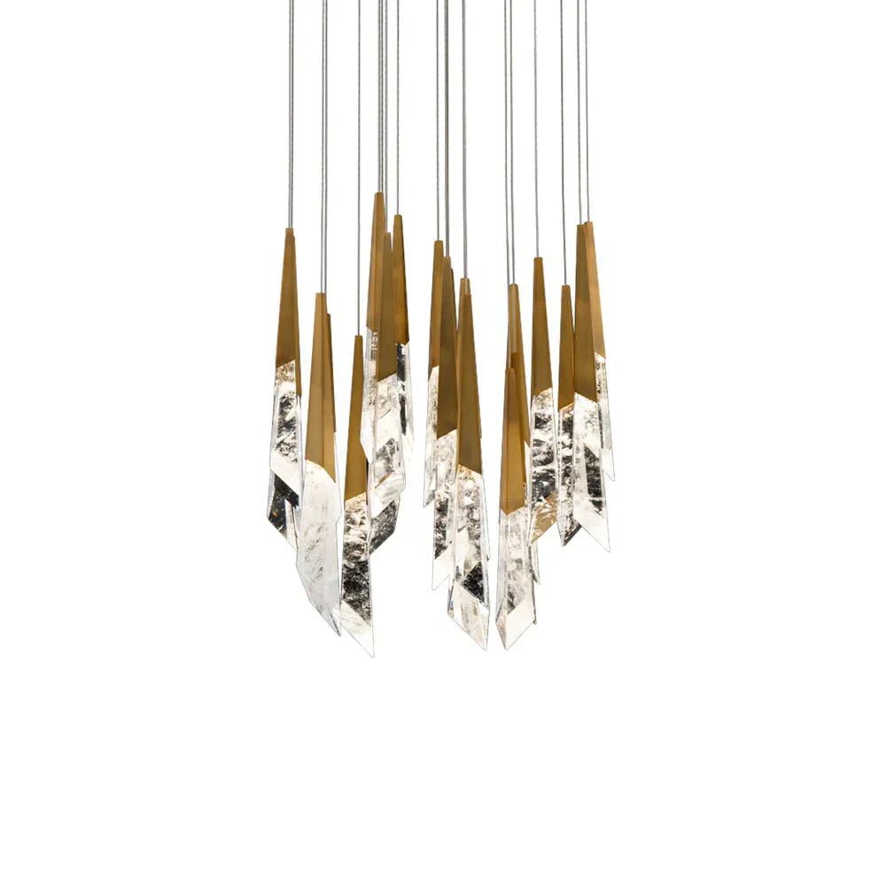 Solitude Round LED Multi Chandelier - Zelno