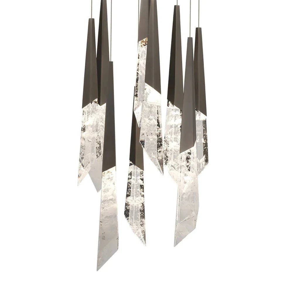 Solitude Round LED Multi Chandelier - Zelno