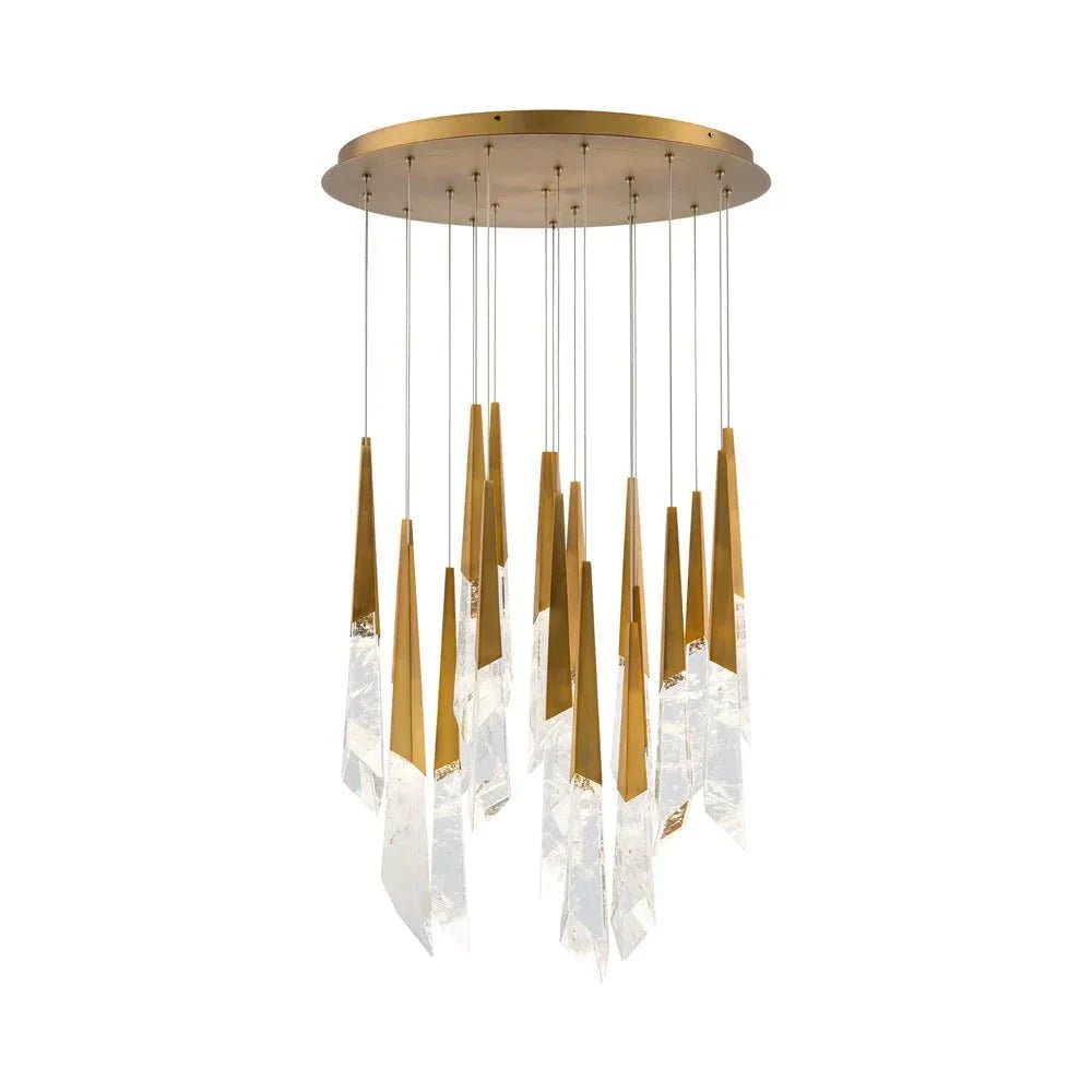 Solitude Round LED Multi Chandelier - Zelno