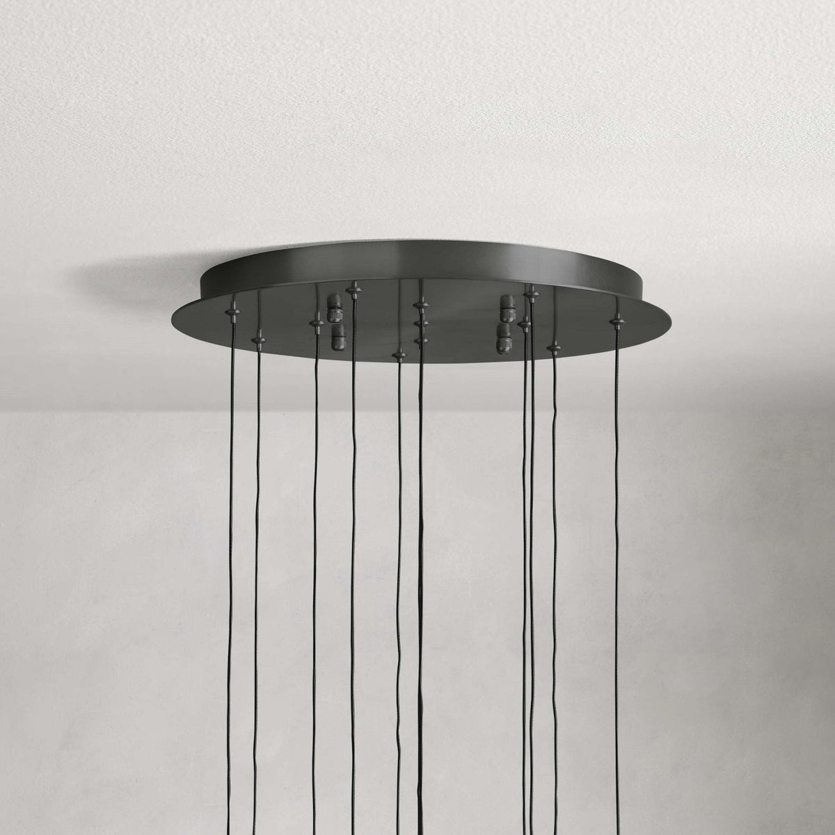 Soltaire Modern 17'' 24'' 36'' 58'' Round Chandelier Lighting - Zelno Lighting